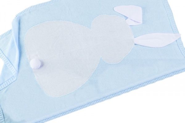 Простынь Фламинго 70х120 см голубой 769 