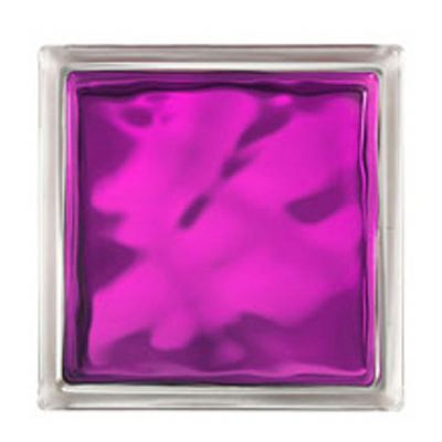 Стеклоблок Basic 190x190x80 1908 W фиолетовый