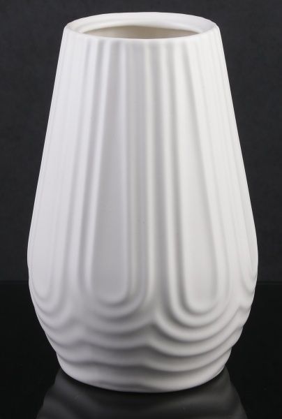 Ваза Волна 20 см белая