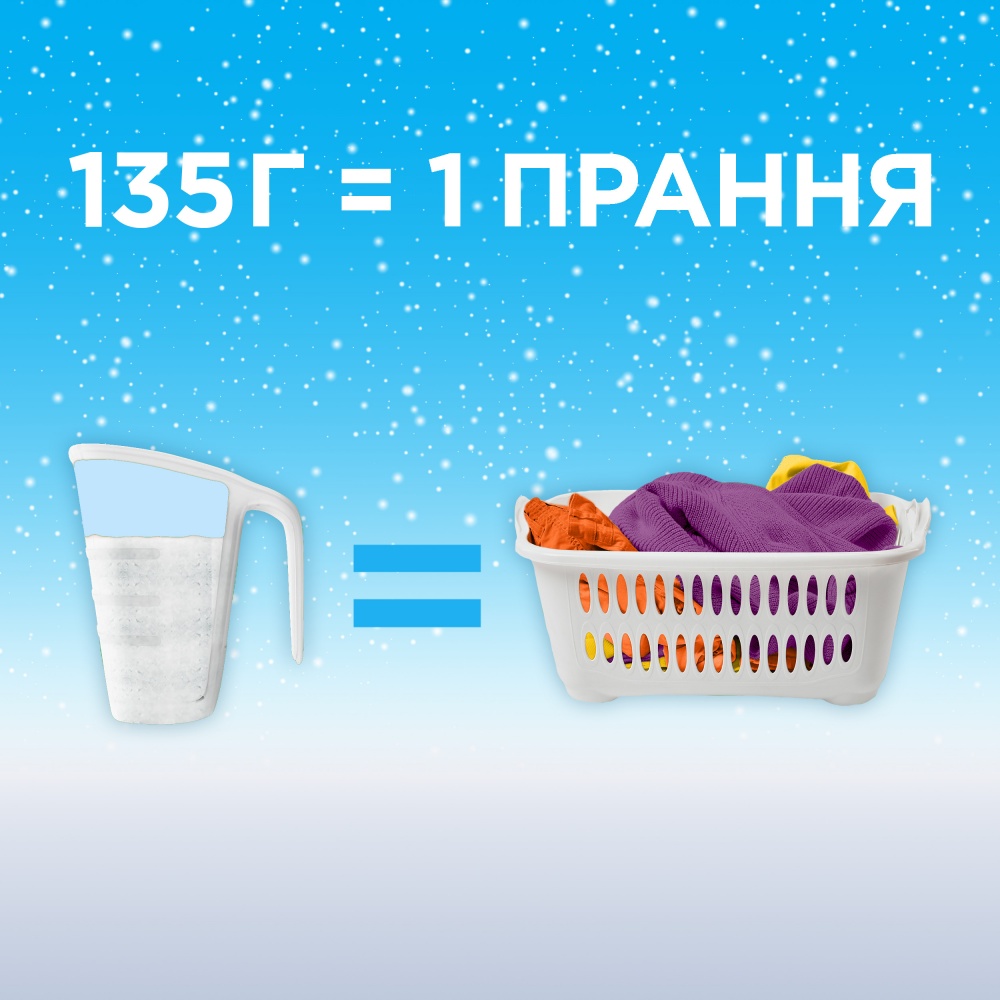 Пральний порошок для машинного та ручного прання Gala Аква-Пудра Морська свіжість для кольорових речей 7,1 кг
