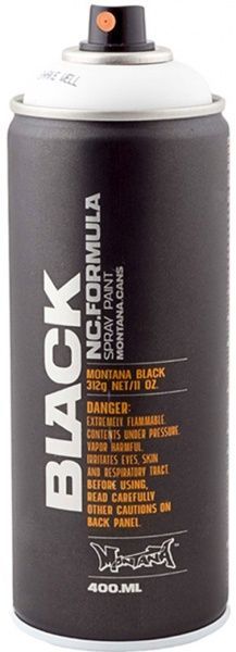 Фарба аерозольна Montana BLACK 9100 Snow White мат 400 мл