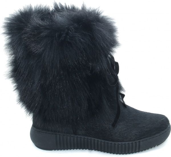 Черевики Oscar Afterski Boots Leather Black-Black р. 36 чорний