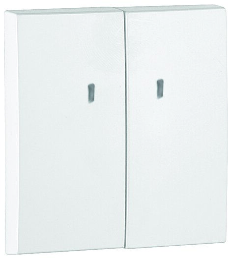 Вимикач двоклавішний Efapel Logus з підсвіткою 250В білий 21062 TBR
