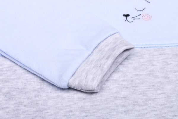 Боді дитяче для хлопчика Baby Veres Honey bunny суцільний р.78 блакитний 