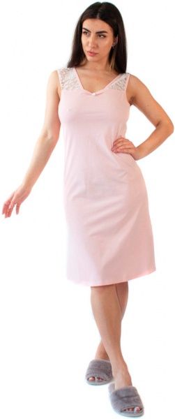 Ночная рубашка Flis clothes Гламур р. XL розовый 