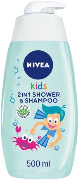 Гель для душа детский Nivea 2 в 1 для мальчиков 500 мл