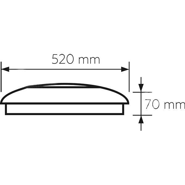 Світильник світлодіодний Eurolamp Amber N16 з пультом ДК 72 Вт білий 3000-6500 К 