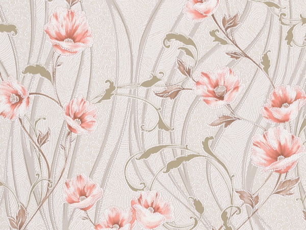 Шпалери піноакрилові Слов'янські шпалери GARANT Барбара 6580-01 0,53x10,05 м 