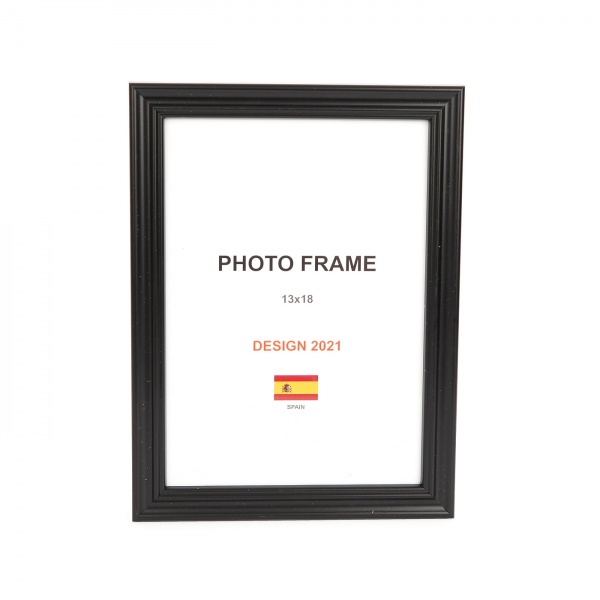 Рамка для фото 1 фото 13х18 см черный матовый 