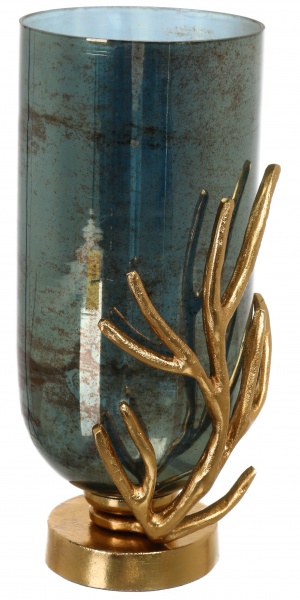 Ваза PANACHE Grapevine 35 см темно-зелений/золото 