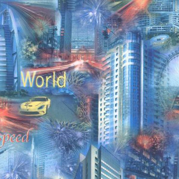 Шпалери паперові Слов'янські шпалери COLORIT Квартал 6522-03 0,53x10,05 м 