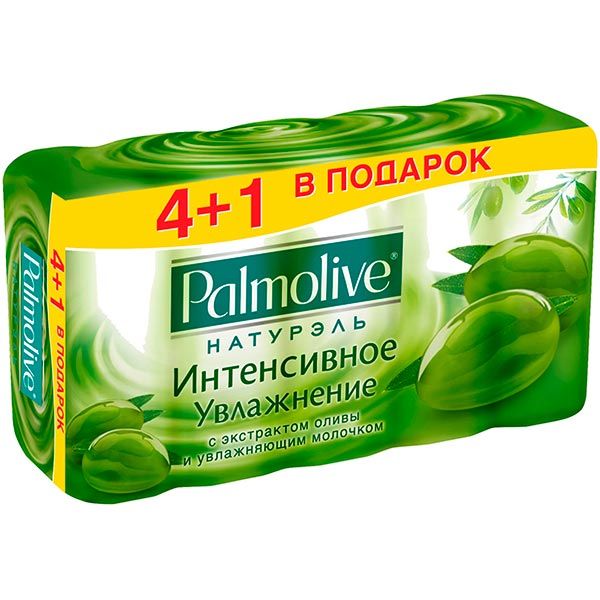 Мило Palmolive Натурель Інтенсивне зволоження 350 г 5 шт./уп.