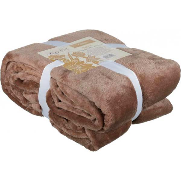Плед La Nuit Basic taupe 200x220 см