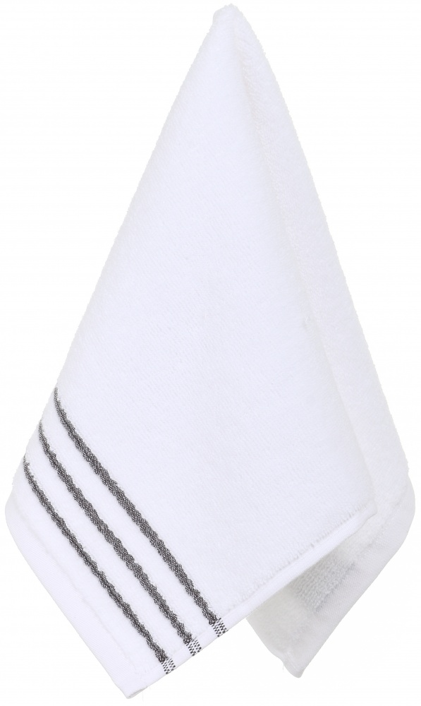 Рушник махровий Gintare 30x50 см білий із коричневим La Nuit