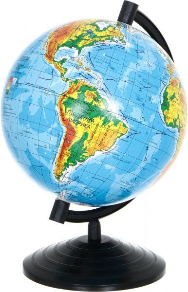 Глобус физический физический 160 мм
