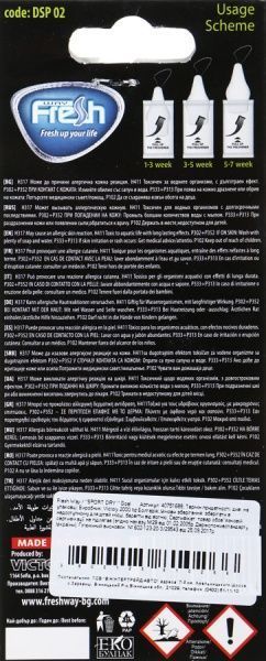 Ароматизатор підвісний Fresh Sport Dry Goal 94825