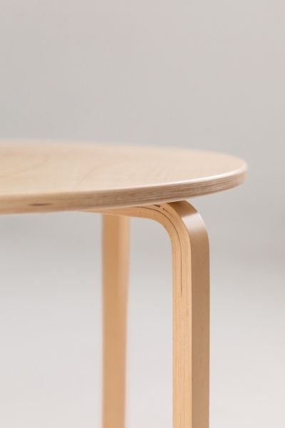 Стіл журнальний круглий бук/натуральний 700x500мм 