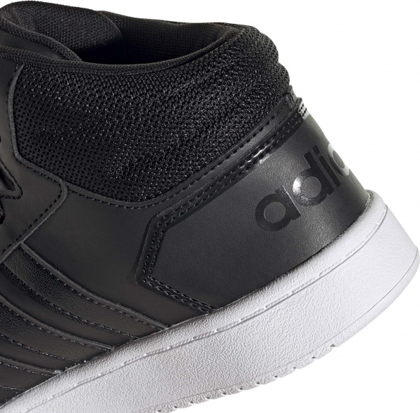 Кроссовки Adidas HOOPS 2.0 MID FY6022 р.UK 5 бело-черный