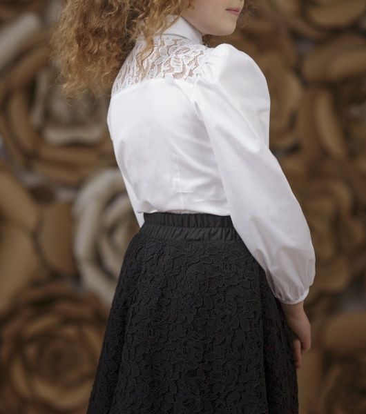 Блуза Зиронька р.146 белый 3635-1 