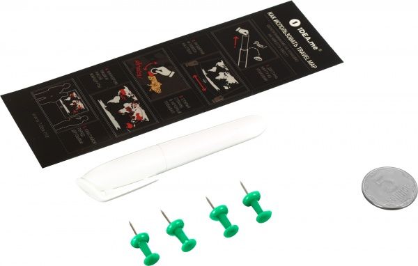 Скретч-карта Travel Map Black World 60x80 см