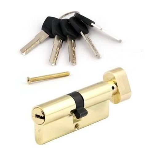 Цилиндр Avers DM 40x40 ключ-вороток 80 мм золото