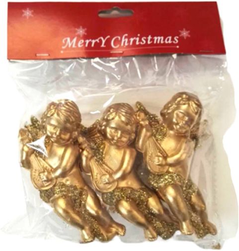 Підвіска пластикова Ангел 3 шт. W20-5109/1 10 см 