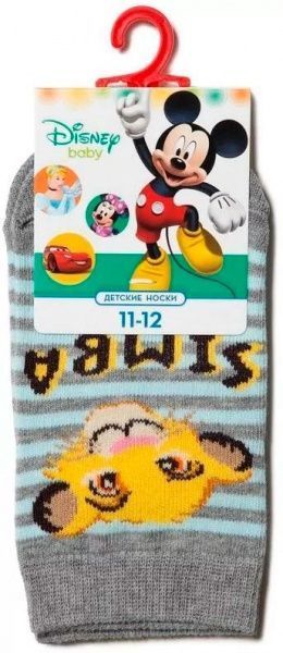 Носки детские Conte-Kids CK DISNEY 17С-126/1СПМ 451 р.14 голубой с серым 