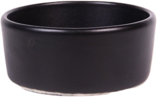 Соусник 180 мл 9 см Блек Мат Manna Ceramics