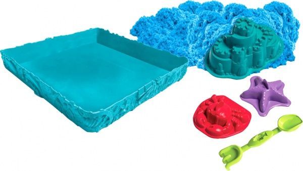 Набор для детского творчества Wacky-Tivities Kinetic Sand Замок из песка голубой 71402B