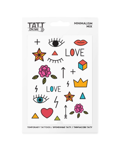 Тату временное TATTon.me Minimalism mix