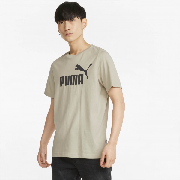 Футболка Puma ESS Logo Tee (s) 58666764 р.L бежевий