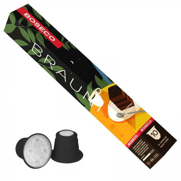 Кава в капсулах BOSECO Brownie 90 г