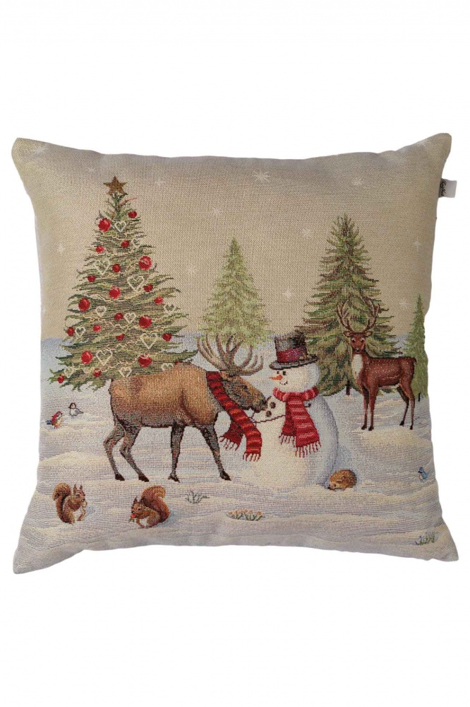Подушка декоративная Снеговик 45x45 см La Nuit
