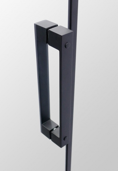 Душевое ограждение Alex Baitler LITE BLACK 80х120х200 см R