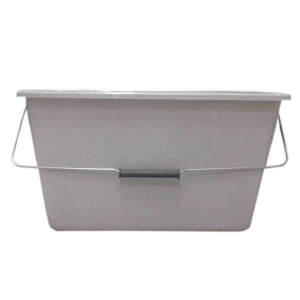 Вiдро прямокутне з металевою ручкою 14л, 42 х 22 х 23 см