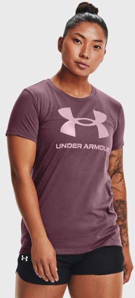 Футболка Under Armour Live Sportstyle Graphic SSC 1356305-554 р.XL фіолетовий