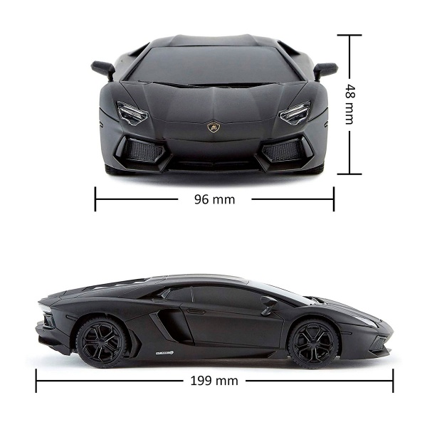 Машинка Lamborghini Aventador LP 700-4 (1:24, 2.4Ghz, черный) 1:24 124GLBB