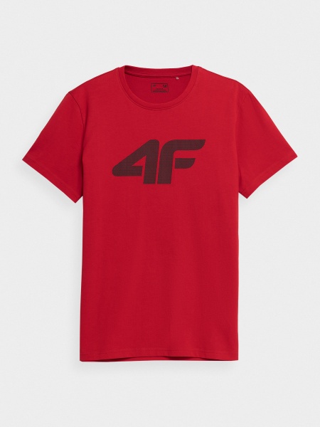 Футболка 4F TSHIRT M537 4FSS23TTSHM537-62S р.L червоний