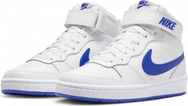 Кроссовки Nike NIKE COURT BOROUGH MID 2 CD7782-113 р.38 белый