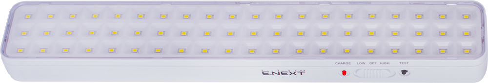 Светильник аварийный E.NEXT e.emerg.stand.9860K.led.3/6h. IP20 3,6 Вт 60 LED белый l0680002