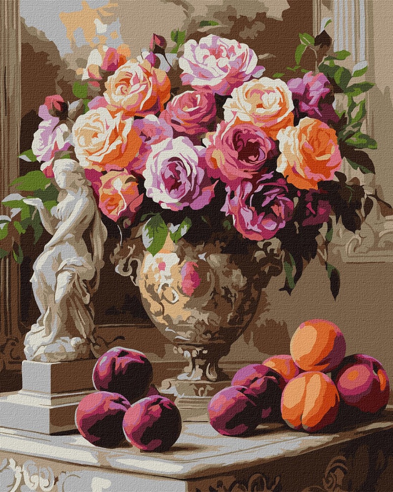 Картина по номерам Изысканные розы ©sophiia_іllustrations Ideyka