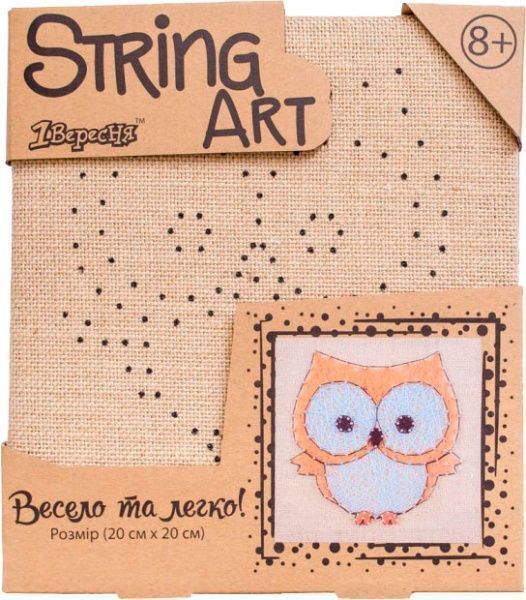 Набор для творчества Стинг-арт Сова 952897 1 вересня 