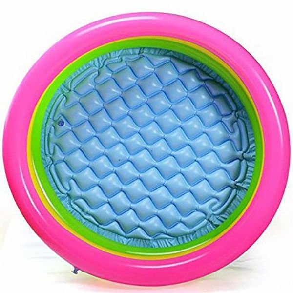 Бассейн Intex 57107, детский 61-15см, радуга