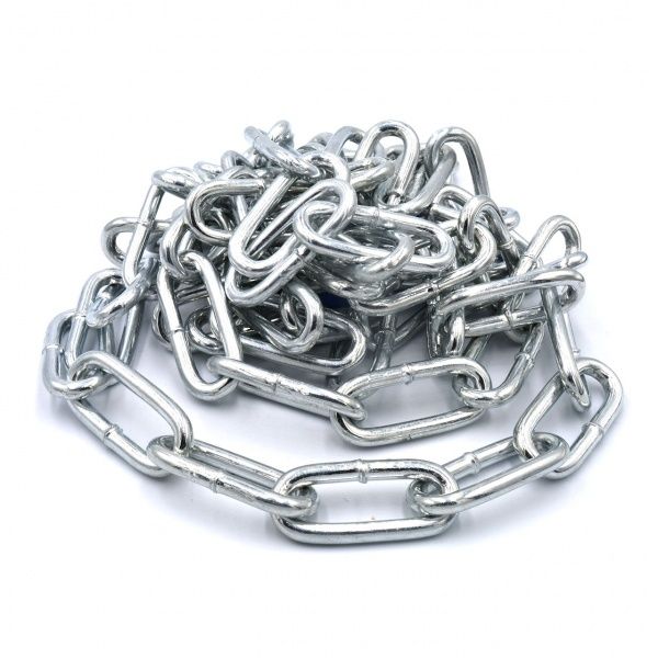 Ланцюг довголанковий 5 мм 2,5 м оцинкований DIN5685C