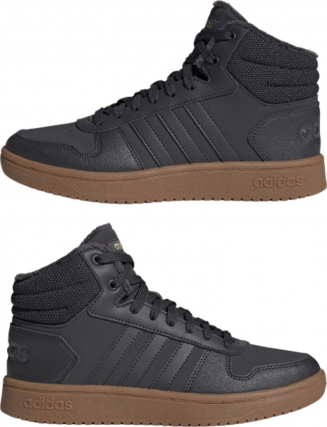 Кроссовки Adidas HOOPS 2.0 MID GZ8040 р.UK 6,5 черный