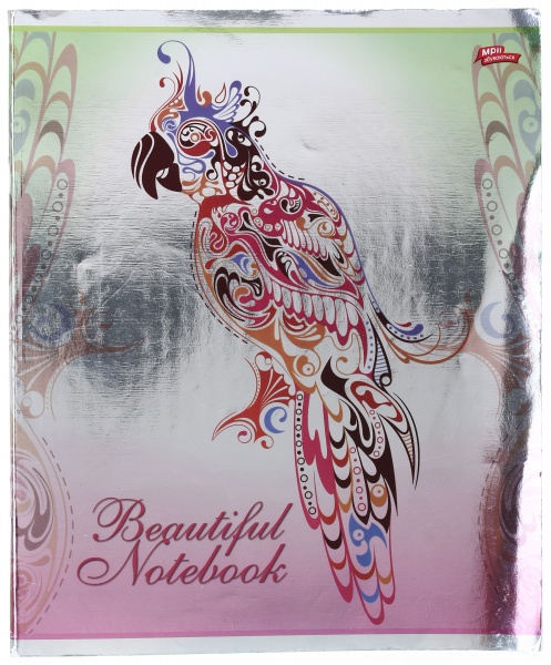 Тетрадь школьная серебро 4 листов в клеточку в ассортименте Мечты сбываются