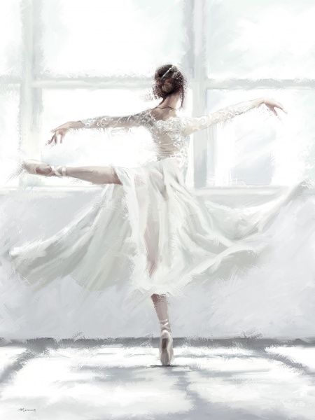 Репродукция Балерина Маклейн 60x80 см Арт Фемелі 