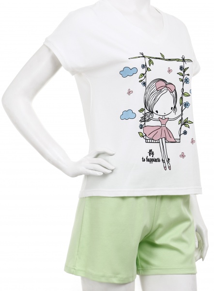 Піжама Trio Kelly р. 3XL молочний