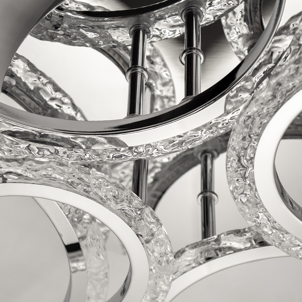 Люстра светодиодная Luminaria Europa 6x100 Вт LED-модуль хром EUROPA 100W 6R CHROME/ICE