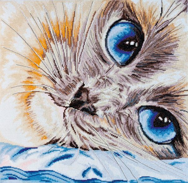 Набір для вишивки хрестиком Сапфіровий погляд АН-027 Абрис Арт 